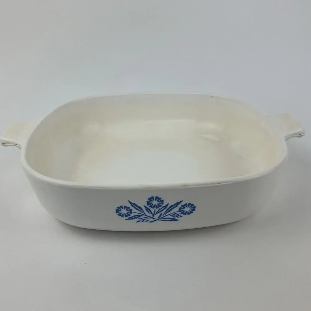 Corning Ware Blue Cornflower Casserole Dish Full Set w/ Lids | 1-1/2 quart